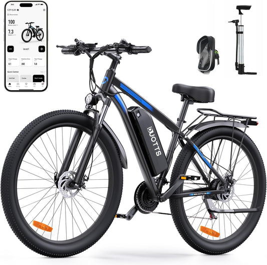 DUOTTS C29 Bicicletta Elettrica Adulti, 29 Pollici E Mountain Bike con Batteria Rimovibile da 48V 15Ah e 250W Motore, Professionale 21 Velocità con LCD Display, Bici Elettrica per Uomo e Donna