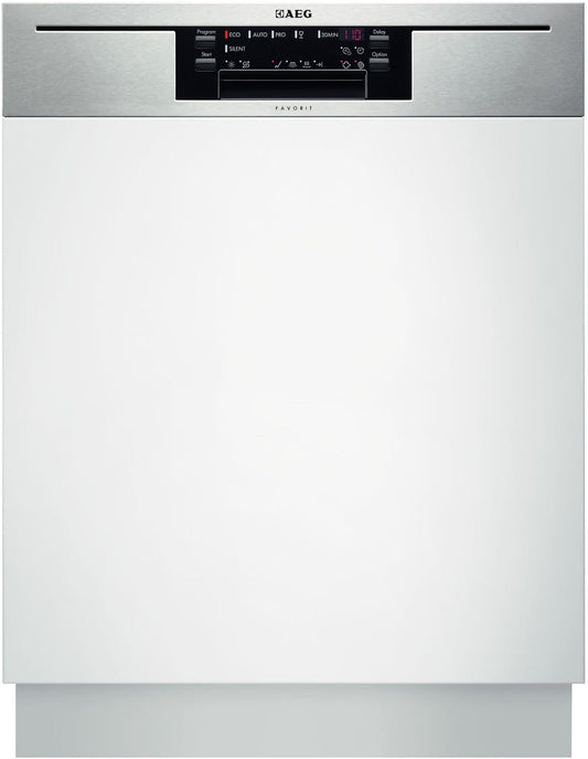 AEG-Electrolux FAVORIT F66702IM0P – Lavavajillas integrable parcial, A++, 15 cubiertos, 270 kWh/año, cuidado óptimo del vidrio