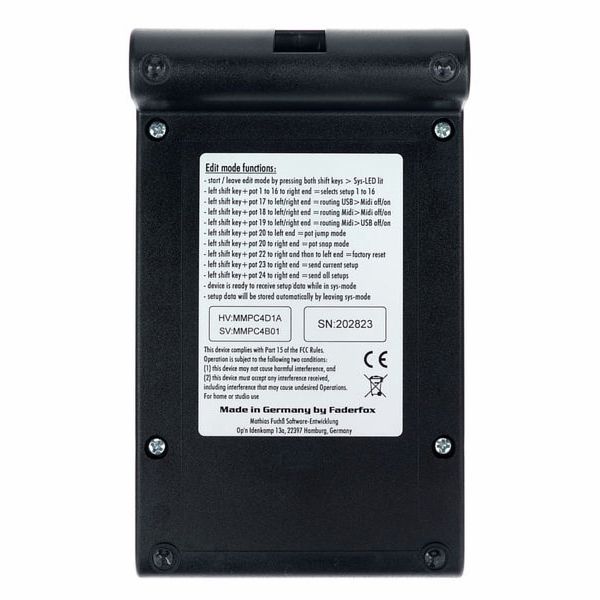 Faderfox PC4