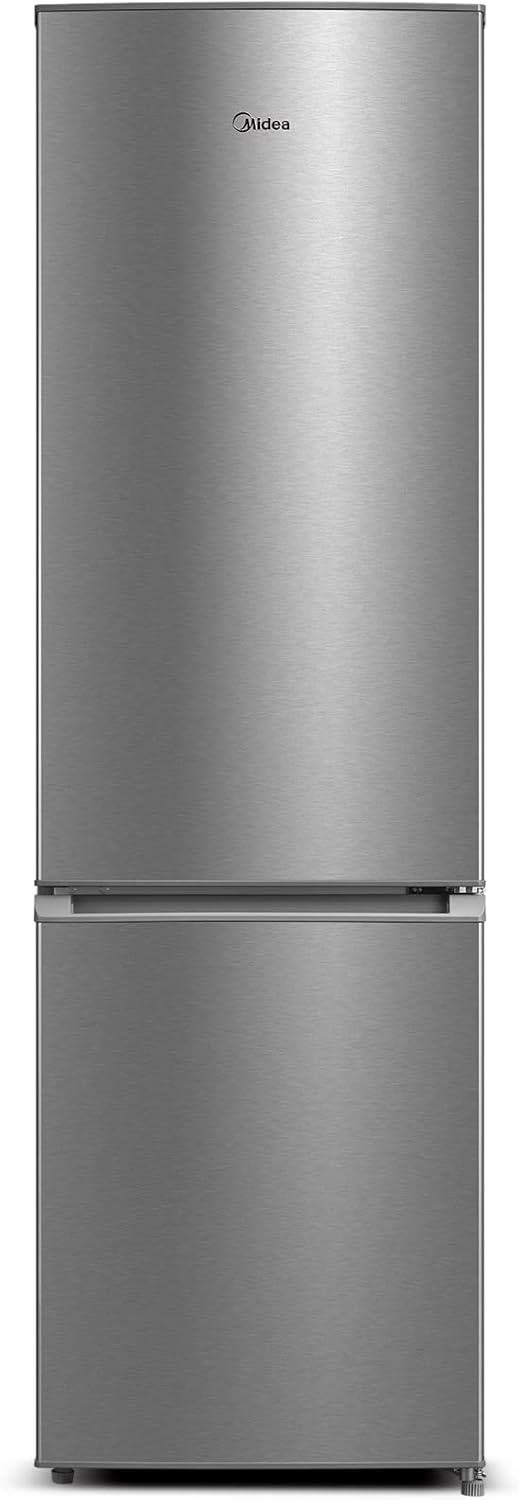 Midea MERB276FGE02A Frigorifero con Congelatori da incasso 270 L, Total Nofrost, 219kWh/annum, 54.5×62.5x180cm, Termostato Regolabile, Inox