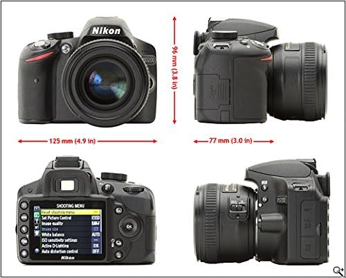 Nikon D3200 Fotocamera Reflex Digitale, 24.2 Megapixel con Obiettivo 18-55VR, Colore Nero [Versione EU]